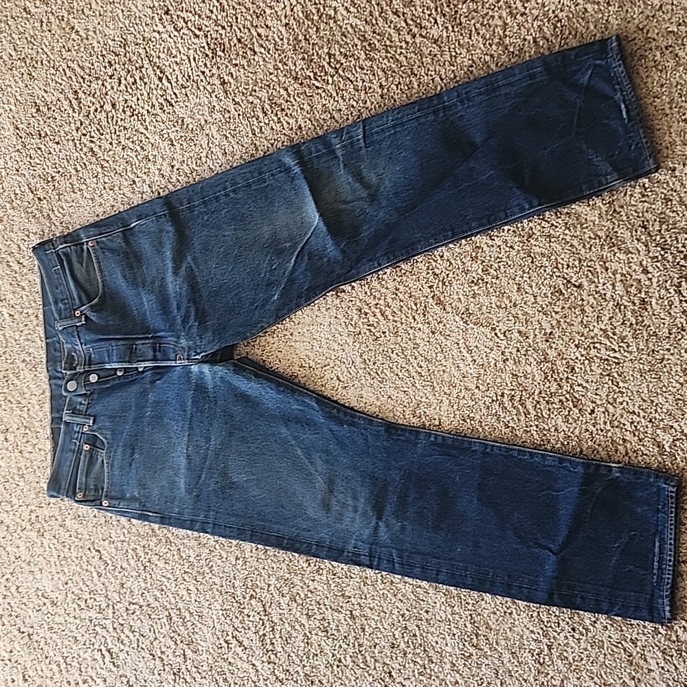 501 Levi's used dark blue jeans